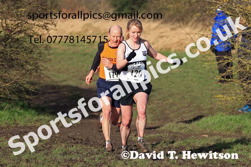 Womens 35 and Over and Mens 65 and Over, 2024 NEMAA Cross Country Champs., Wallsend. Photo: David T. Hewitson/Sports for All Pics